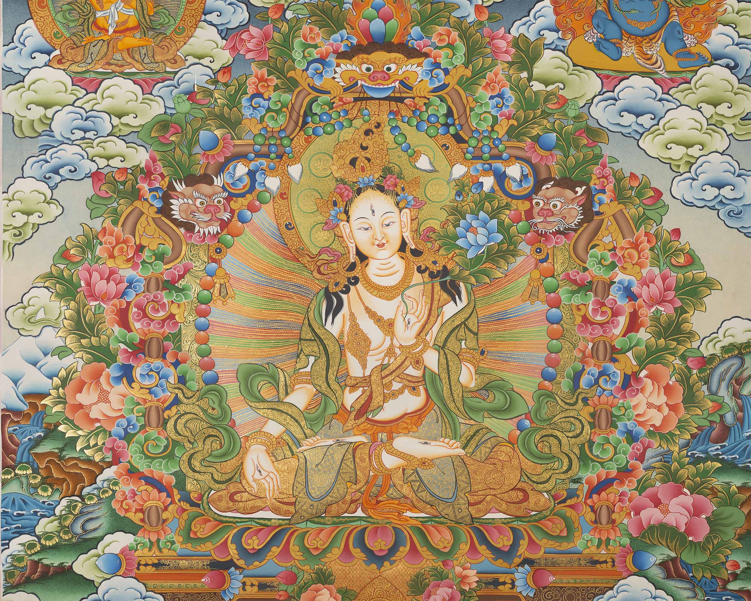 Goddess White Tara Print | Wall Decoration | Traditional Prints