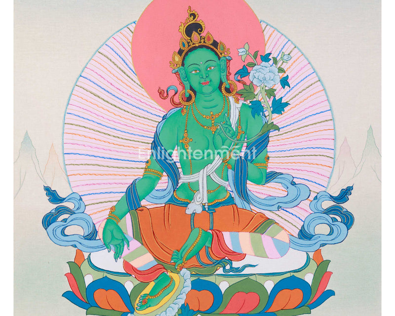 Traditional Arya Tara Thangka