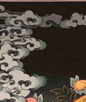 HandPainted Manjushree Thangka | Buddhist Art