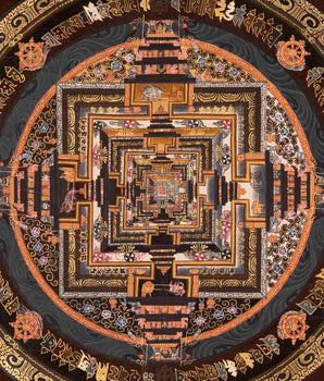 Wheel Of Time | Mandala Thangka | Religious Wall Decors