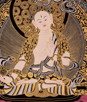 Bodhisattva White Tara | Tibetan Thangka Painting