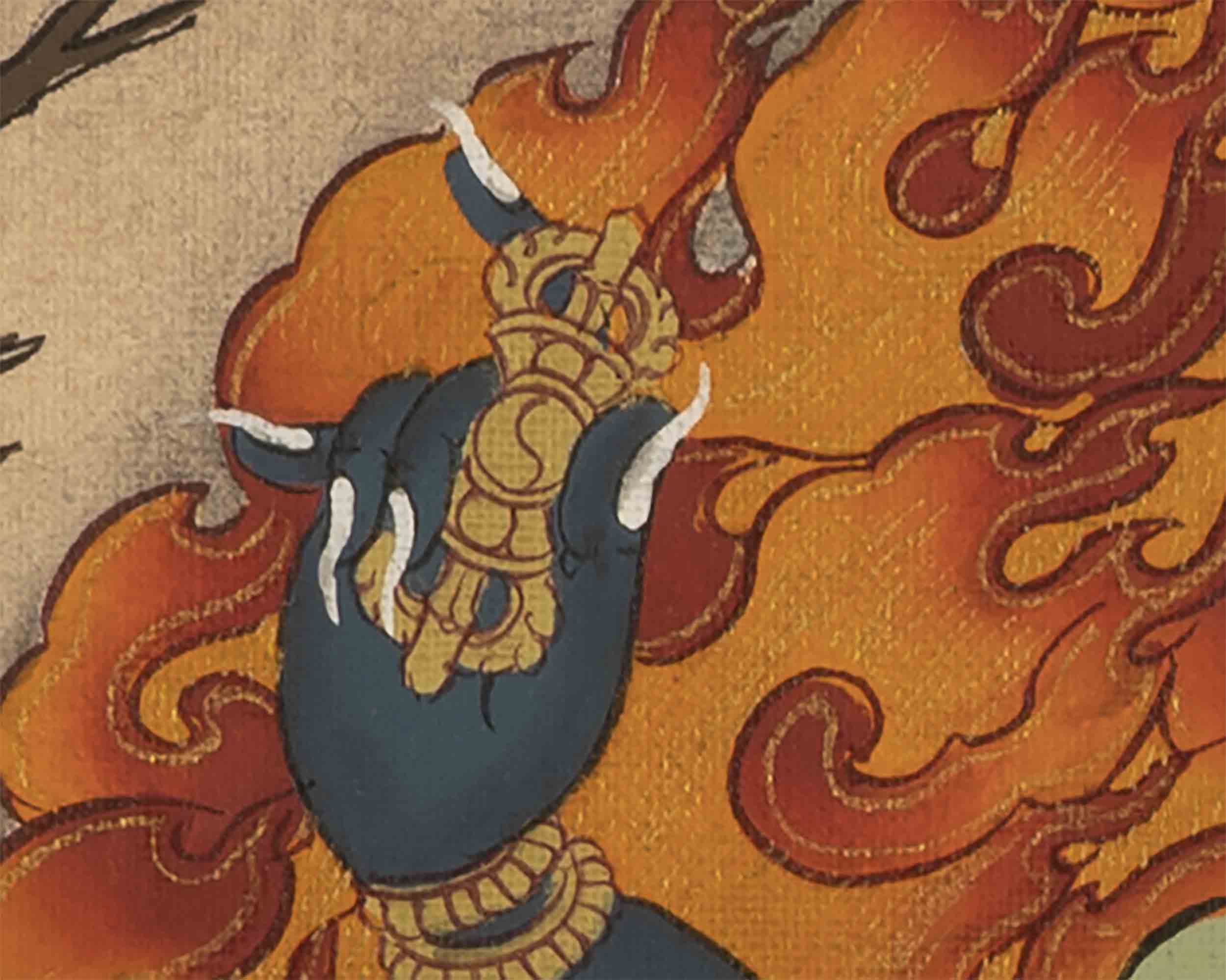 Vajrapani Thangka | Handpainted Thangka