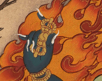 Vajrapani Thangka | Handpainted Thangka