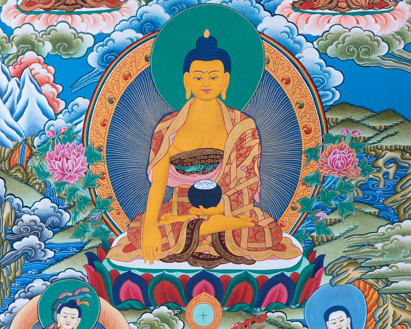 Shakyamuni Buddha Print | Digital Art | Wall Decoration