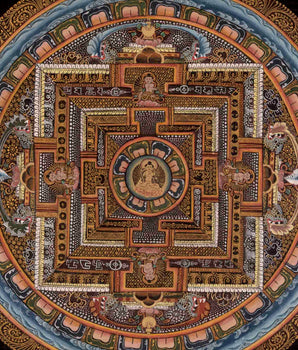 Religious Mandala Thangka | Tibetan Art | Wall Decors