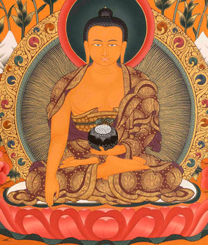 Buddha Shakyamuni Thangka | Home Decoration Art