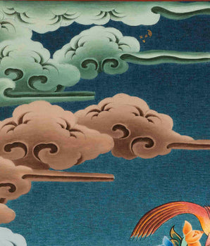 White Tara Mantra Thangka | Tibetan Buddhist Home Decoration Painting