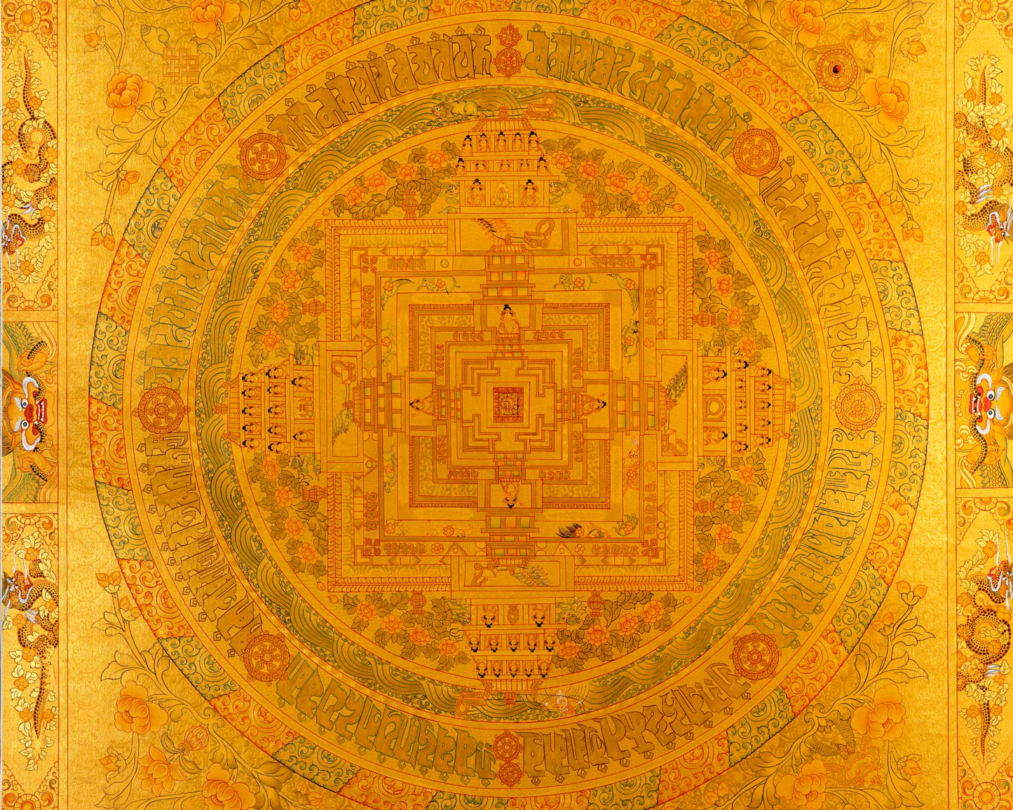 Kalachara Mandala Thanka | Buddhist Decorative Art