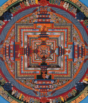 Mandala Thangka | Kalachakra Mandala | Religious Wall Decors