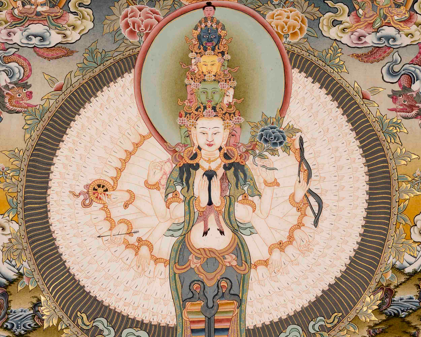 Avalokiteshvara Thangka | Spiritual Asian Art