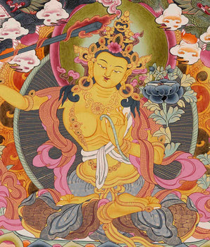 Manjushree Thangka | Wall Decoration Painting