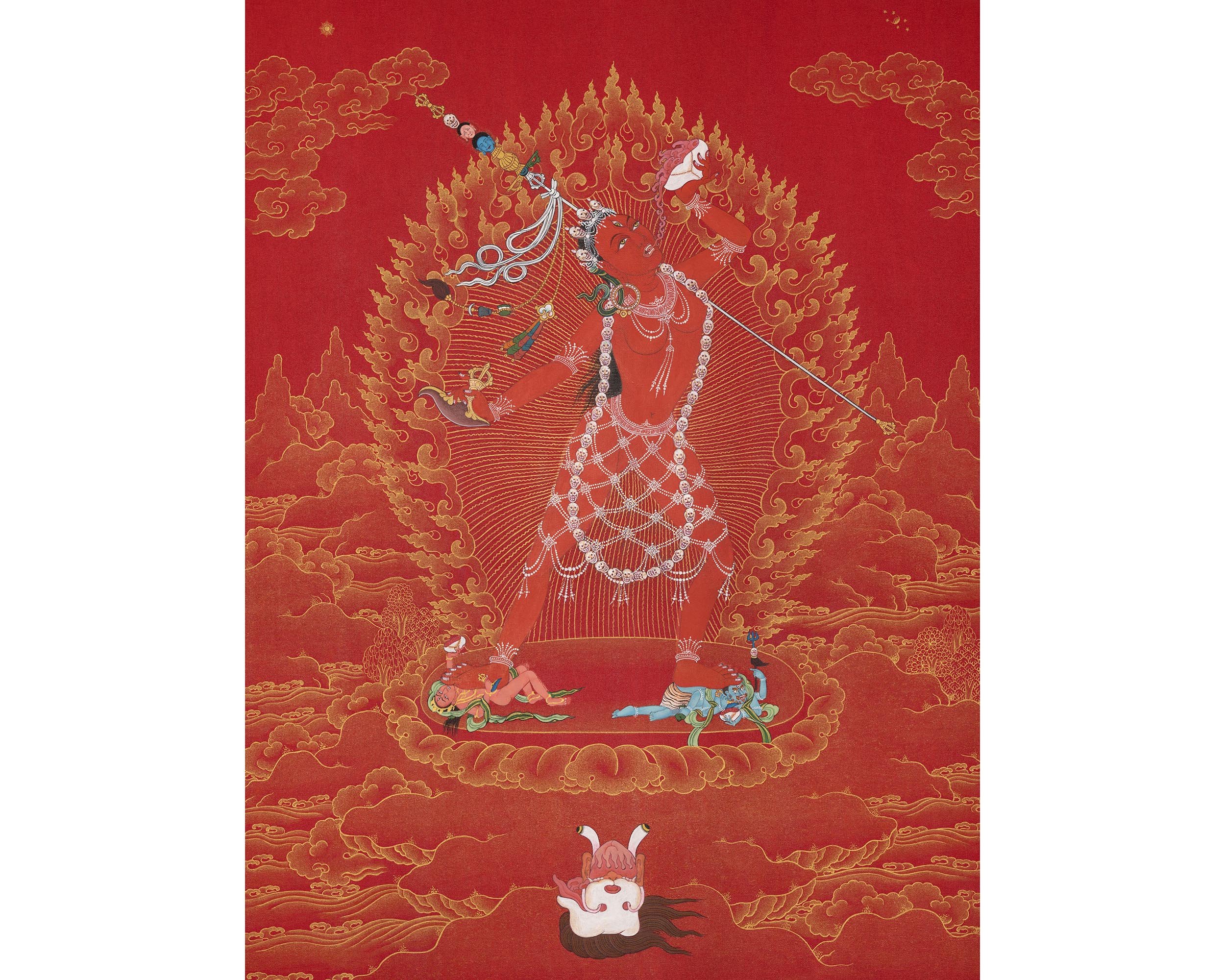 Vajrayogini Thangka | Handmade Tibetan Art | Dakini Painting