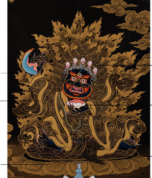 Kagyu Mahakala Bernagchen | Tibetan Thangka