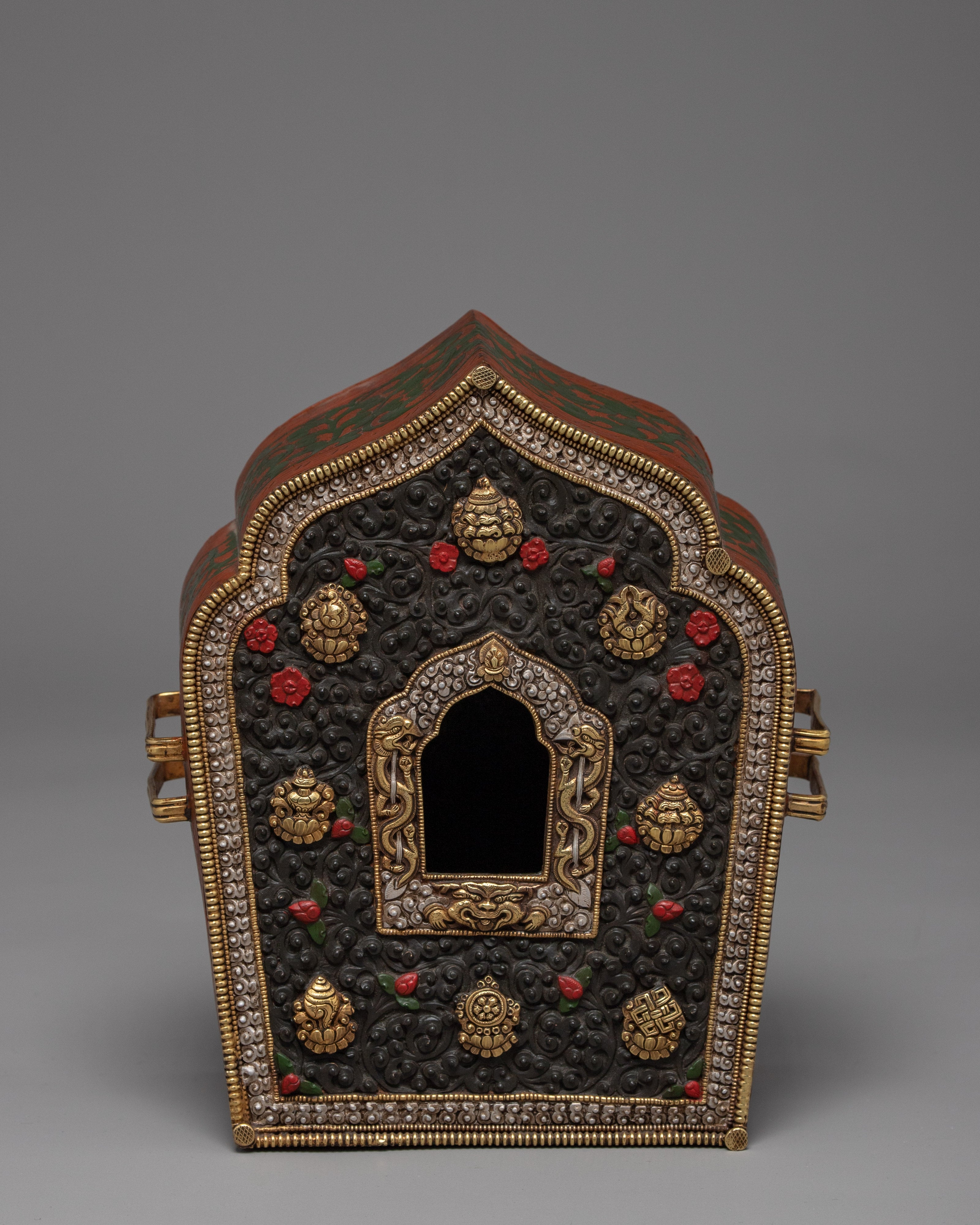 Ghau Prayer Box | Oriental Home Decor | Nepal Crafts