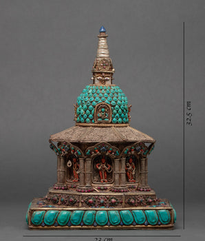 Unique Buddhist Stupa | Ritual Objects | Religious Artifacts