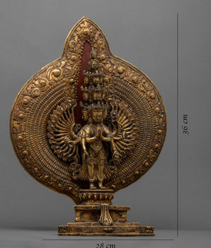 1000 Armed Chengrezig Statue | Himalayan Art Work
