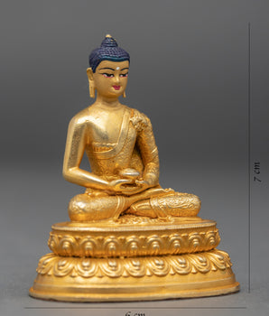 Three Buddha Statue Set | 24k Gold Electroplated Statues