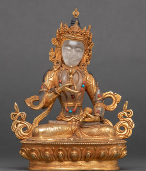 Crystal Vajrasattva Statue