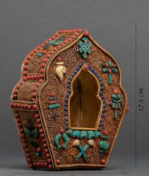 Tibetan Ghau Box | Religious Artifact | Ritual Objects