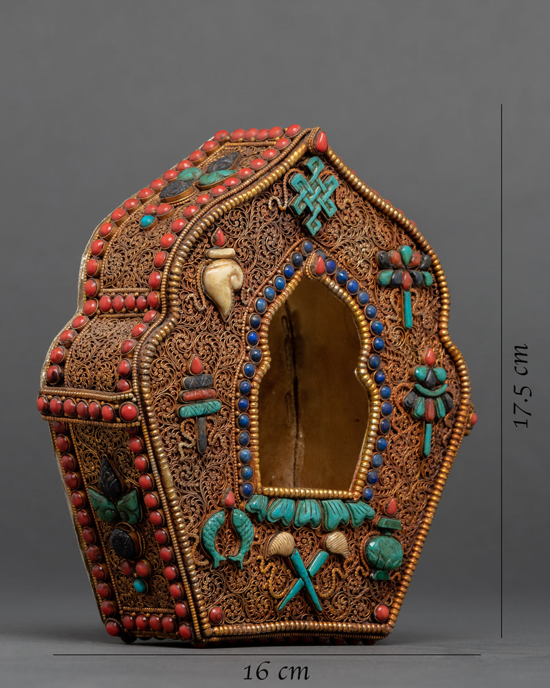 Tibetan Ghau Box | Religious Artifact | Ritual Objects