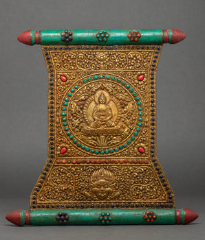 Buddhist Metal Thangka