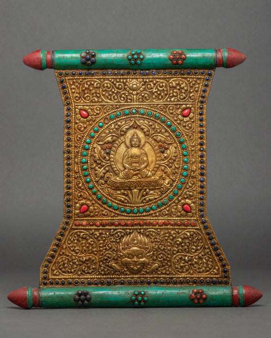 Buddhist Metal Thangka