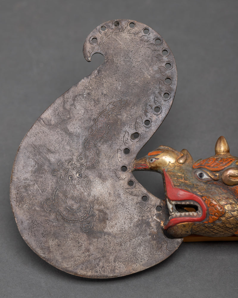 Ritual Flaying Knife | Tibetan Curved Knife