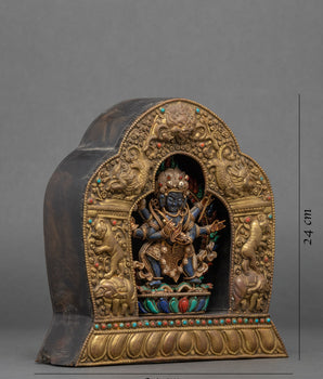 6 Armed Mahakala Statue | Mahakala Mantra