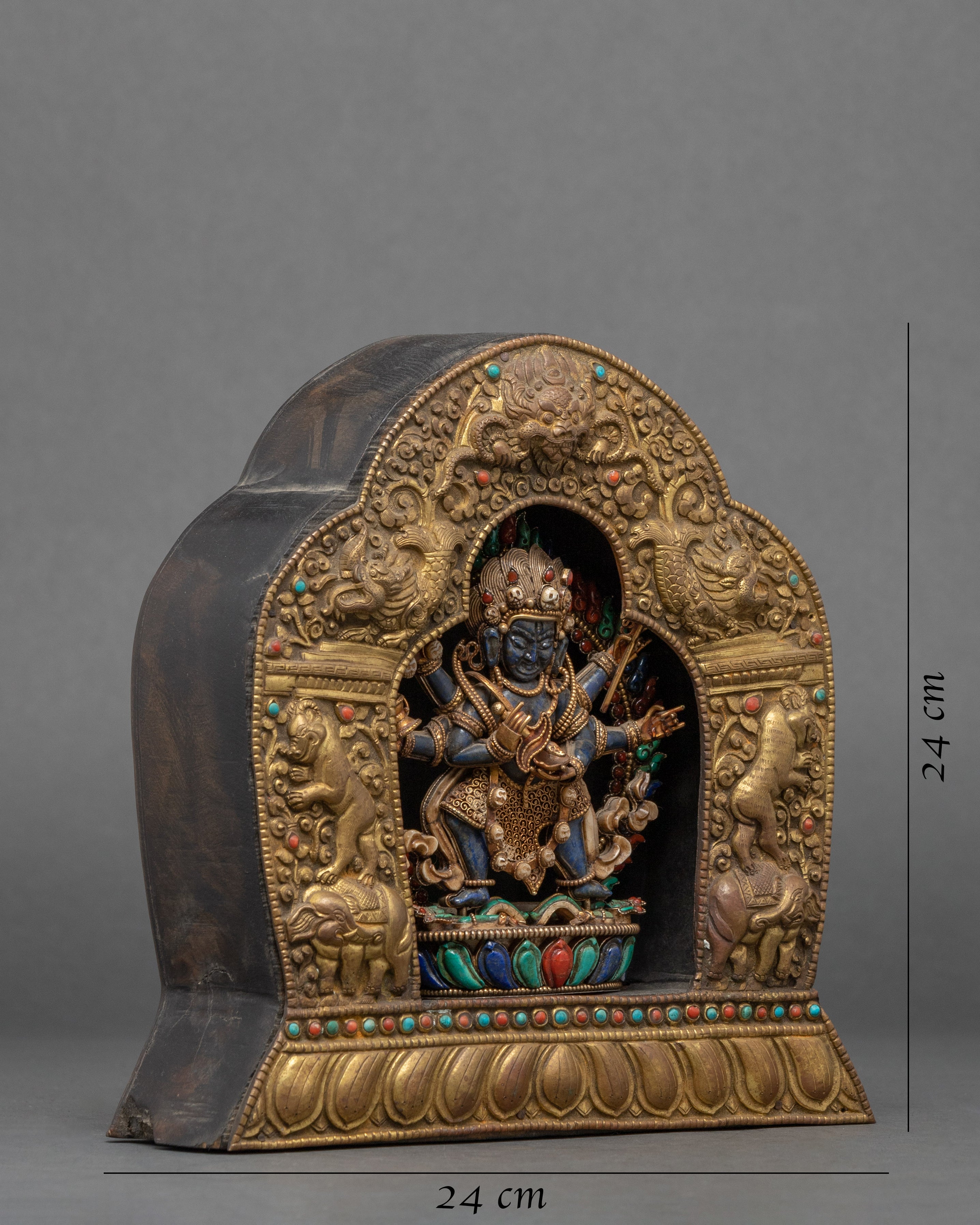 6 Armed Mahakala Statue | Mahakala Mantra