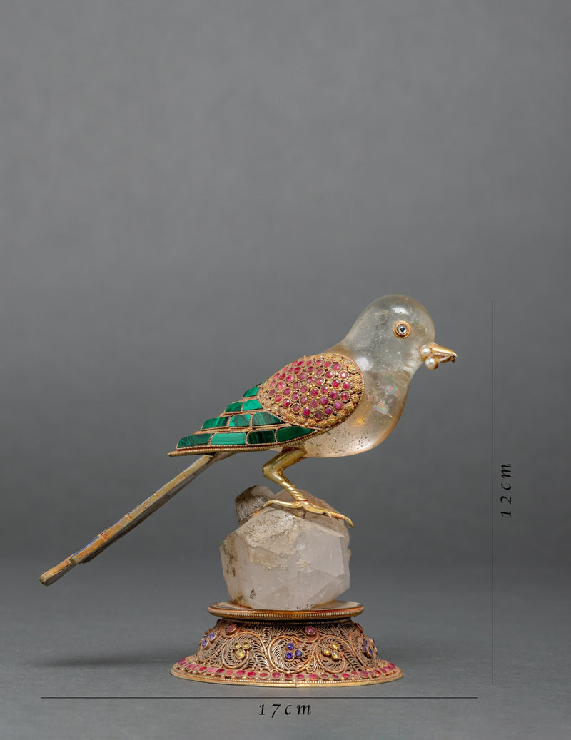 Crystal Bird Figurines | Bird Figurine Decor