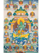 21 Tara Thangka | Dolma Female Buddha | Orgyen Chokgyur Dechen Lingpa Tradition