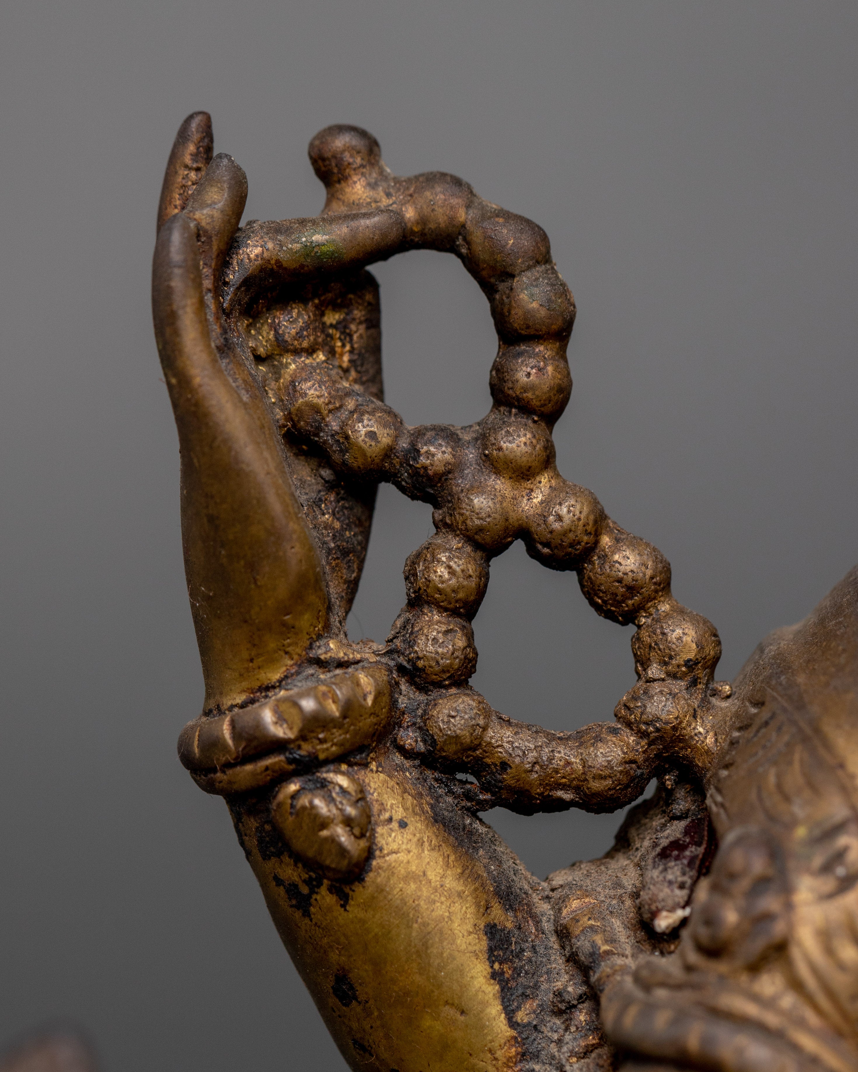 Ganesha Sukunda Lamp | Vintage Brass Oil Lamp from Nepal