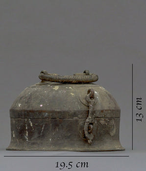 Vintage Jewelry Box | Antique Handmade Chapati Box
