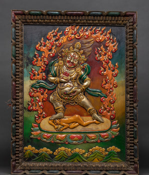 Metal Dazambhala Statue 