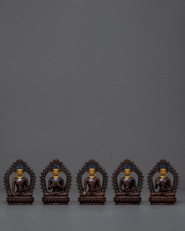 Five Dhyani Buddhas Sculpture 