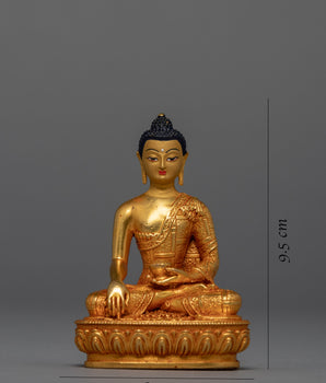 The Five Dhyani Buddhas | Machine Carved Miniature Statue Set for Home Decoration