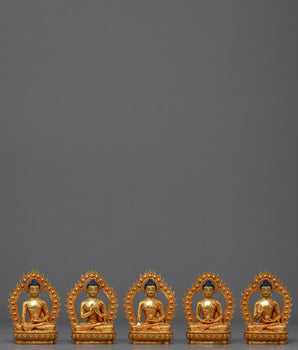 5 Buddha Statues