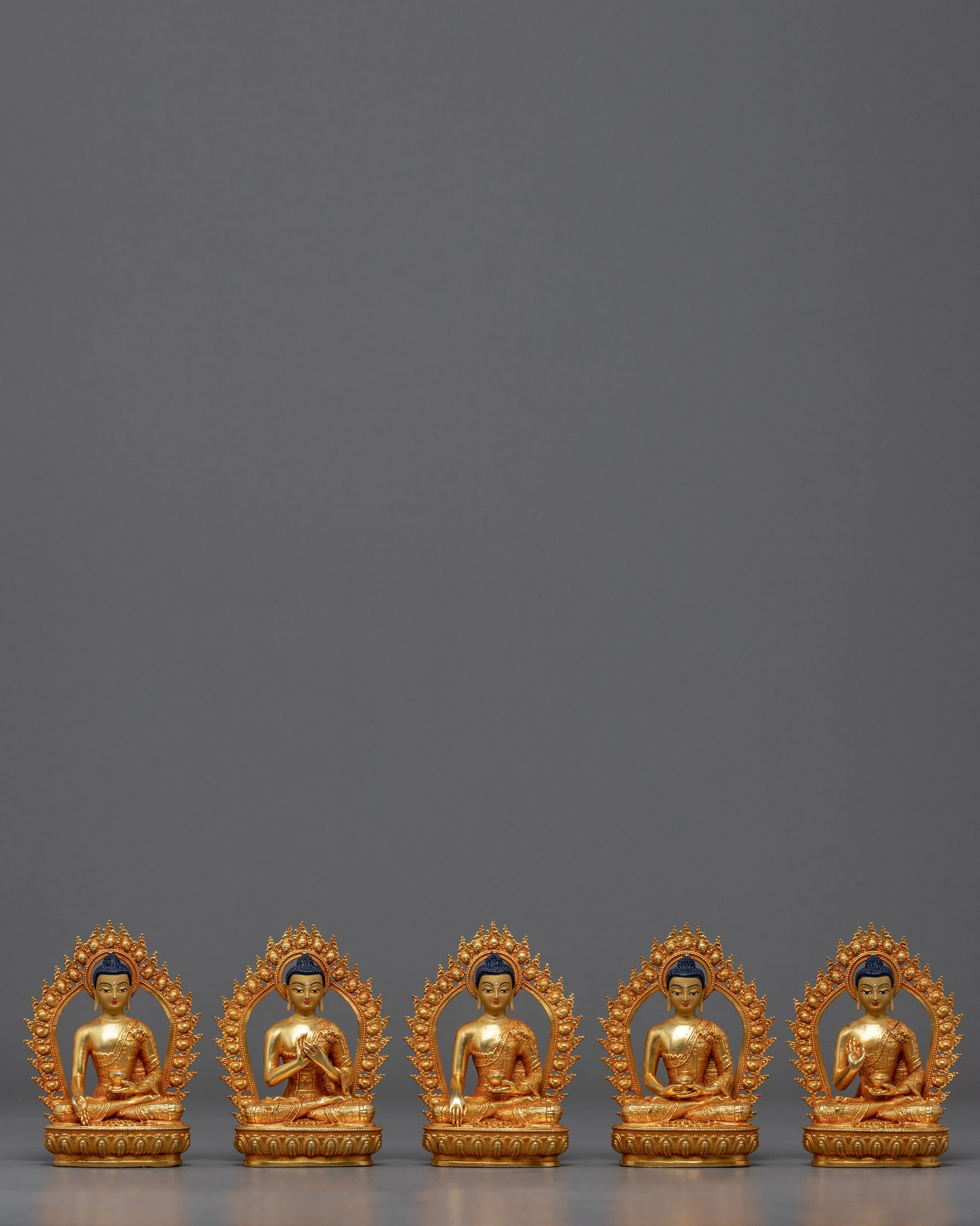 5 Buddha Statues