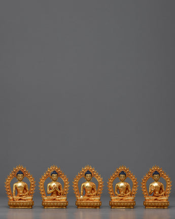 5 Buddha Statues
