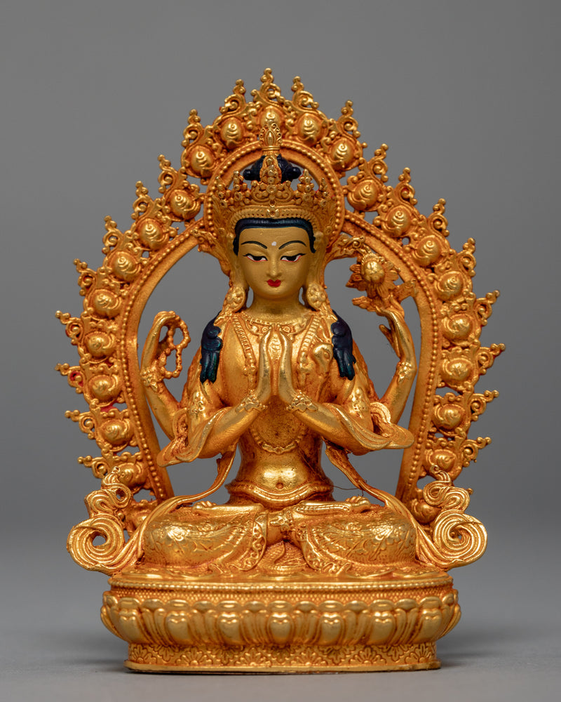 Bodhisattva Set Sculptures | Traditional Himalayan Artwork Set