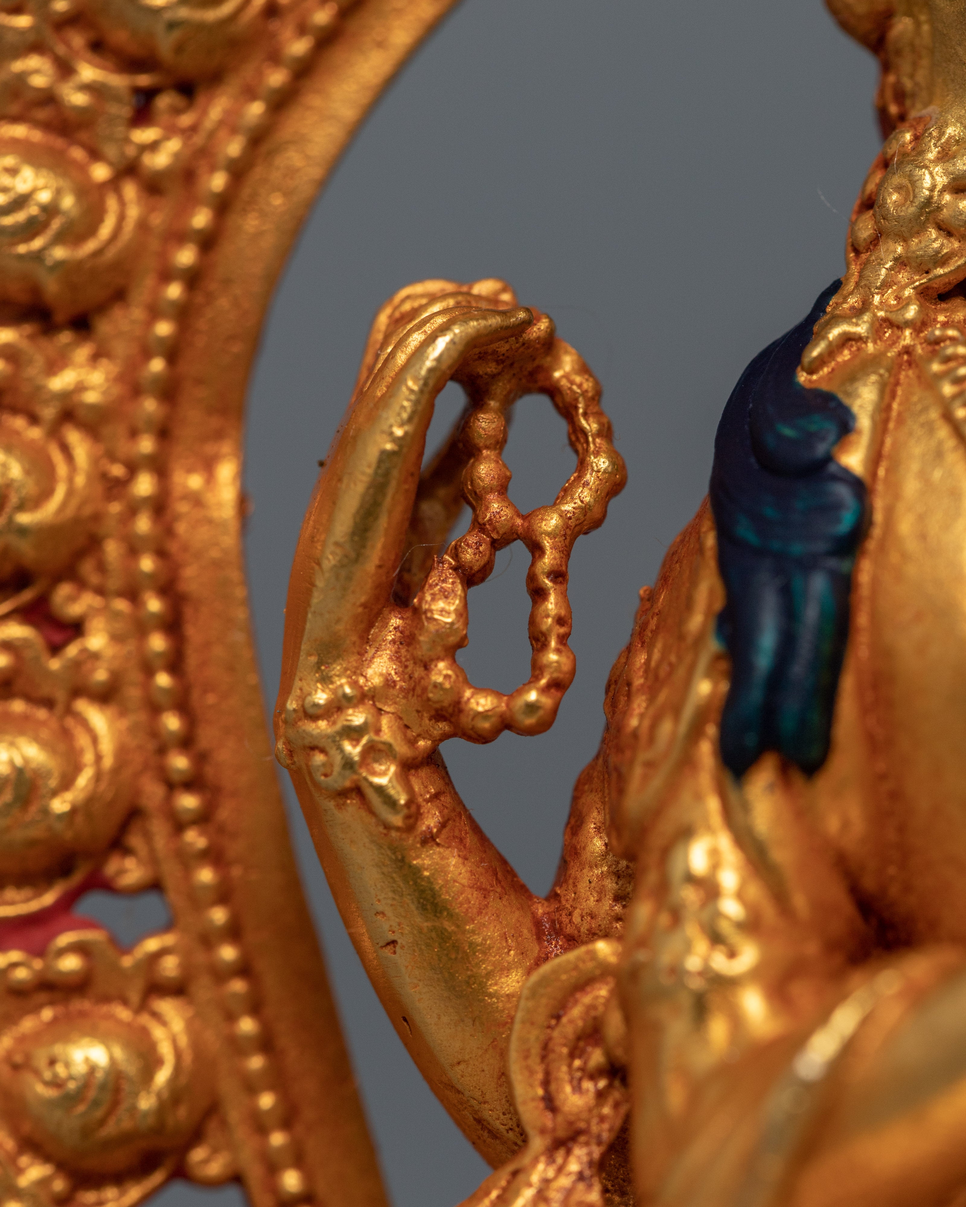 Miniature Chenrezig Sculpture | Himalayan Art Work