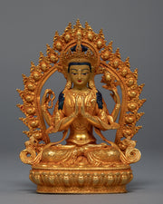 Miniature Chenrezig Sculpture