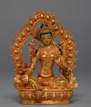 Mini Green Tara Sculpture