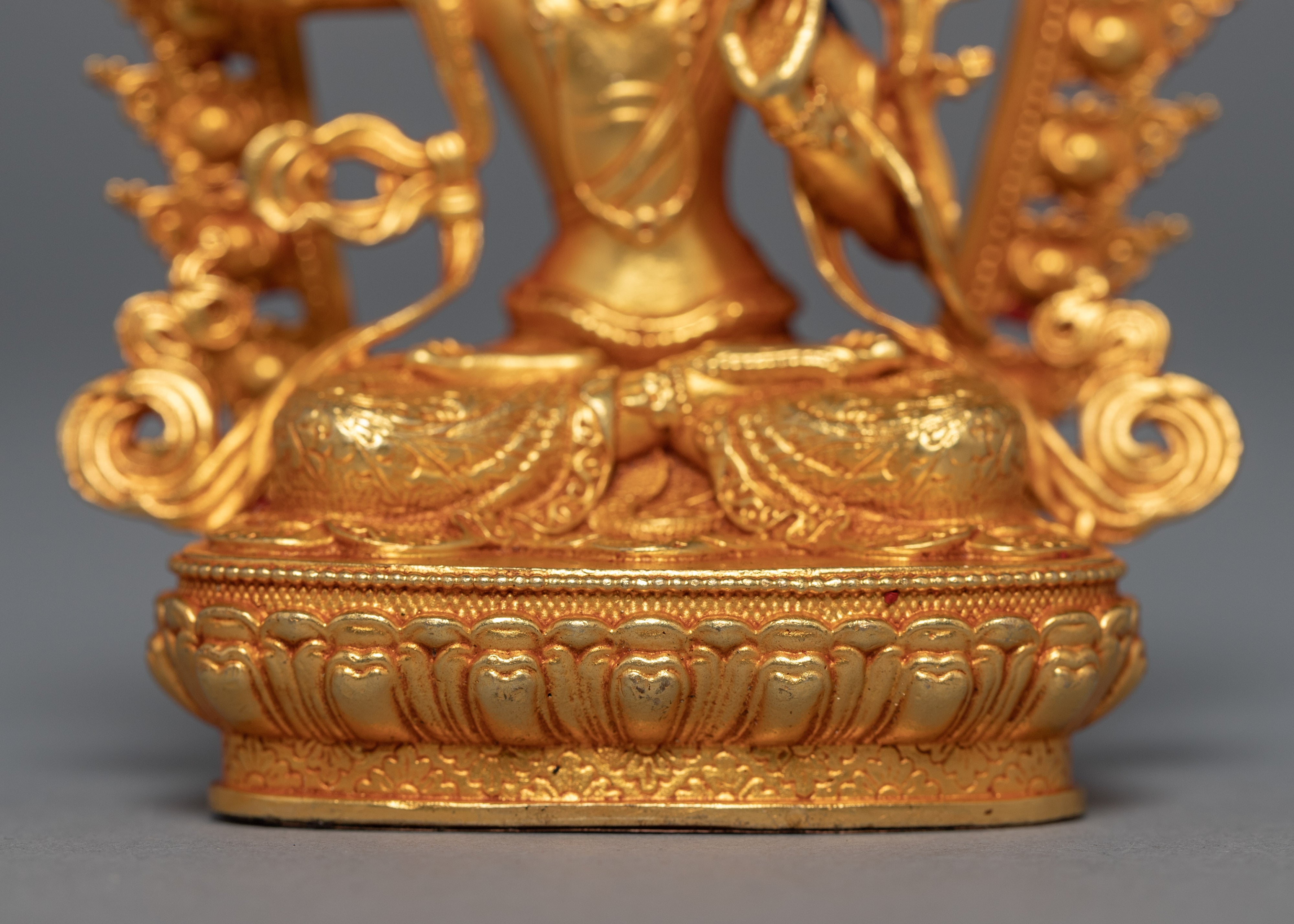 Mini Manjushri Sculpture | Bodhisattva Wisdom Deity