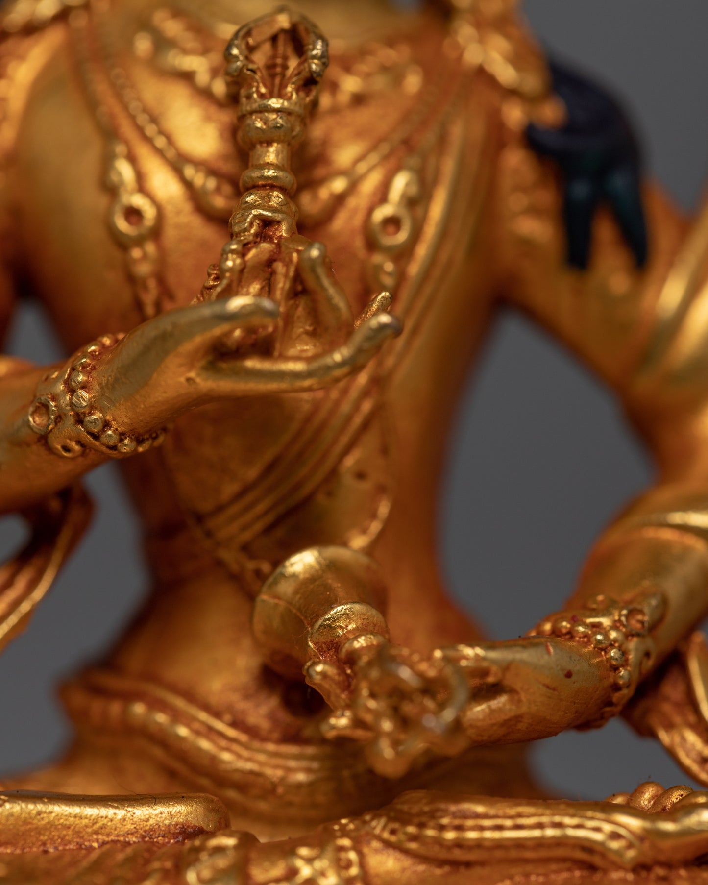 Vajrasattva Mini Sculpture | Traditional Dorje Sempa Art