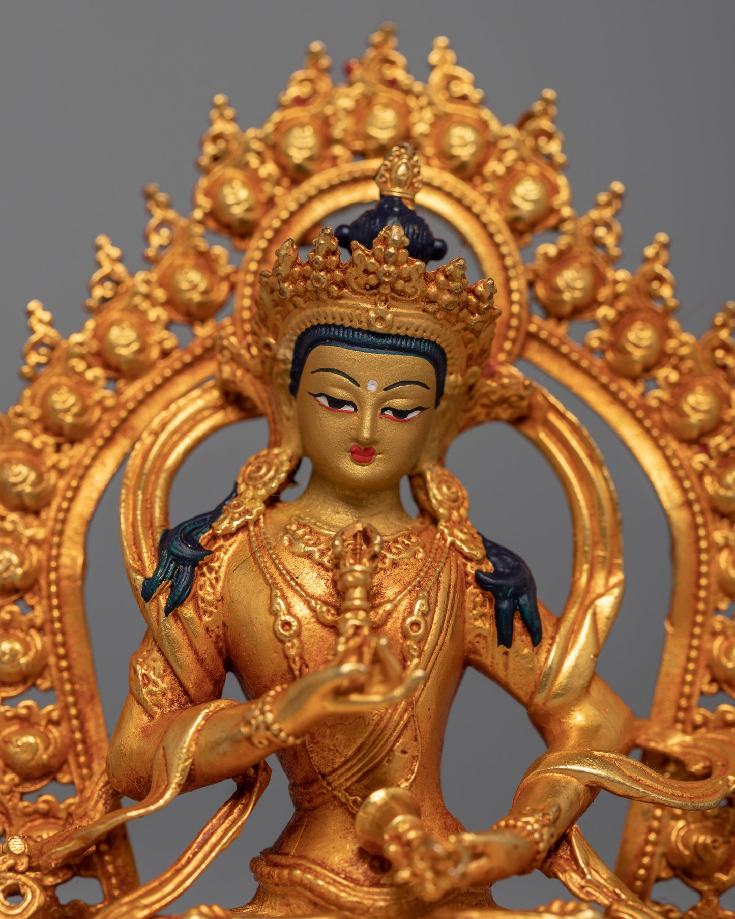 Vajrasattva Mini Sculpture | Traditional Dorje Sempa Art