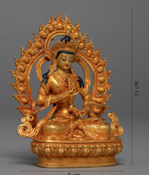 Vajrasattva Mini Sculpture | Traditional Dorje Sempa Art