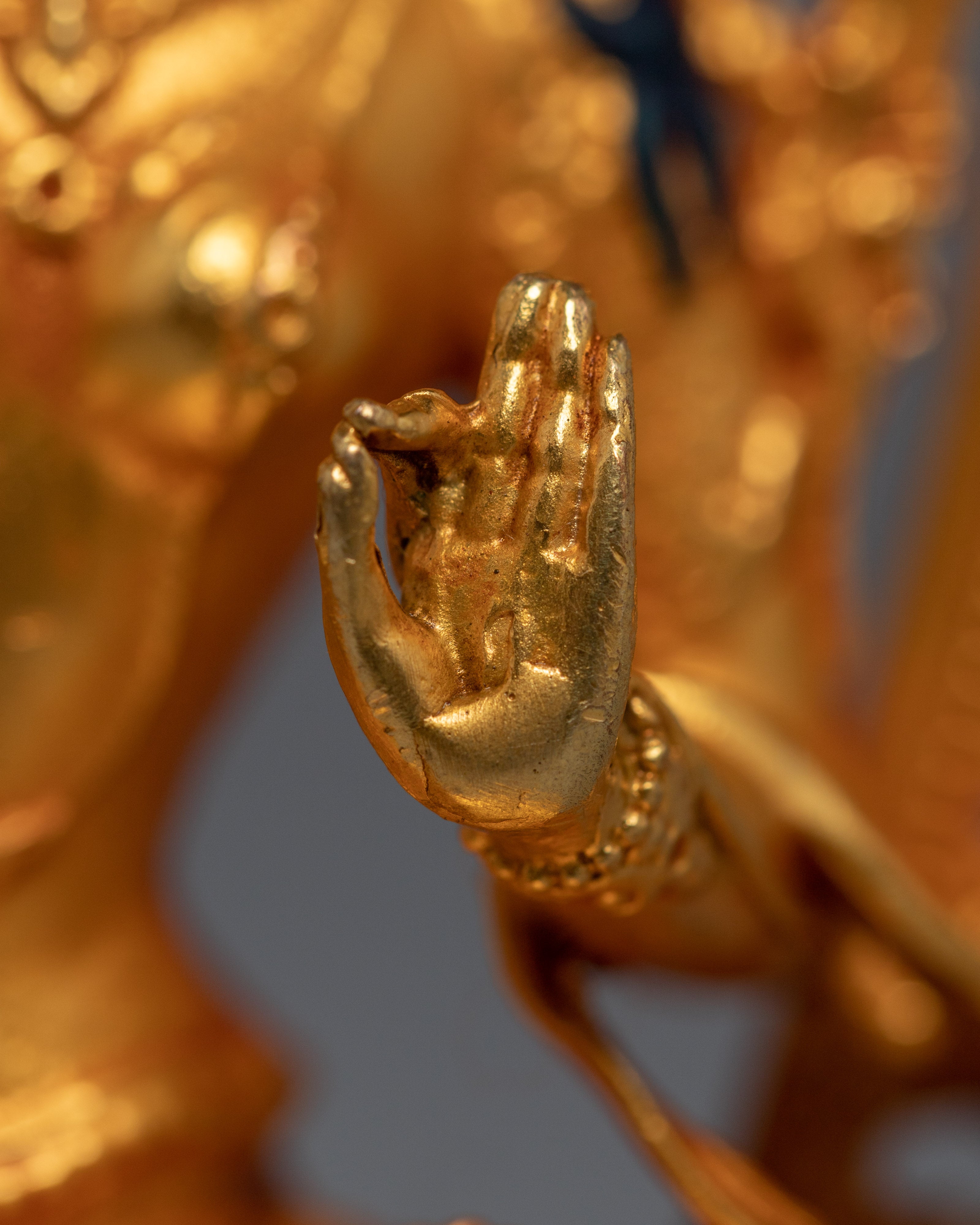 Mini White Tara Sculpture | Buddhist Long Life Deity