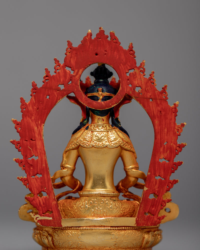 Mini Amitayus Sculpture | Himalayan Buddhist Art