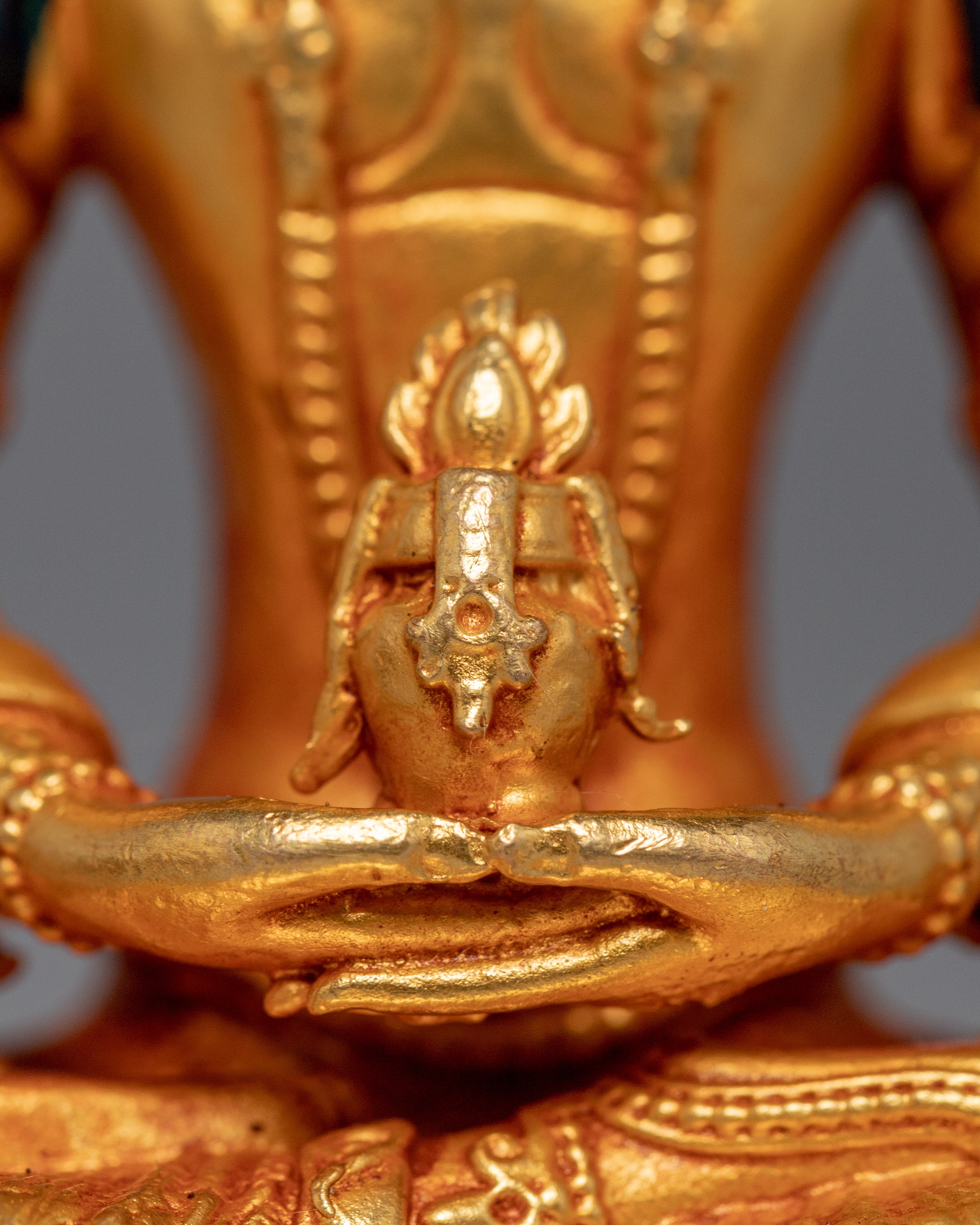 Mini Amitayus Sculpture | Himalayan Buddhist Art